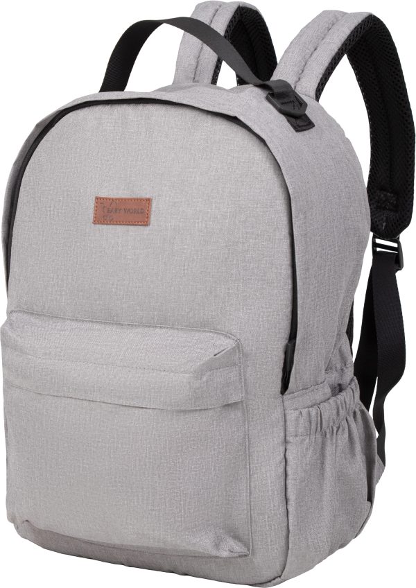 Детская модульная коляска Baby World Basic 2 в 1 цвет Light Grey (Серый) — изображение 8