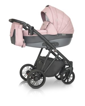 Детская модульная коляска Verdi Melbu 3 в 1 № 10 Розовая ткань